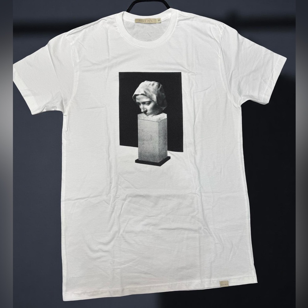 SOVRN Head Graphic T Shirt Mens Medium White Rare Streetwear Tee NWOT New